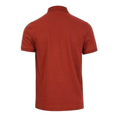 Lacoste Heren Pique Stretch Regular Poloshirt (Rood)