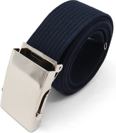 Safekeepers Canvas Riem - Verstelbare Koppelriem - 160 CM - Zwart