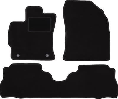 Zwarte veloursmatten voor: Toyota Prius III Plus hatchback (2011-2015)