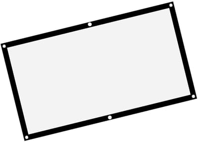 VT Goods - Projectiescherm - HD opvouwbaar - ideaal voor buitengebruik - 60 inch - perfect voor thuisbioscoop - geschikt voor kantoor en feesten