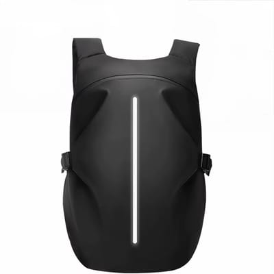 Motor Rugzak Waterdicht - Helm - Laptop Backpack - Met reflectie - Zwart - Small