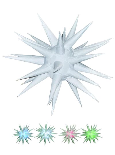 Opblaas Spike star LED 1.5m