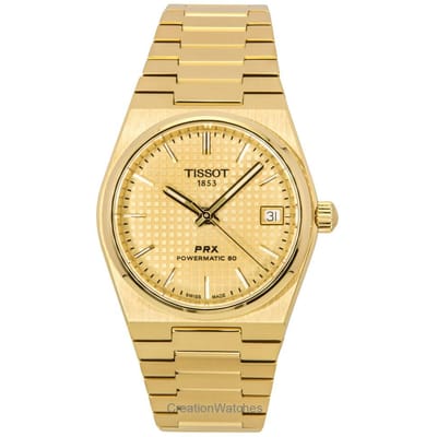 Tissot Roestvrij Staal Champagne Wijzerplaat Heren Modehorloge T137.207.33.021.00 champagne