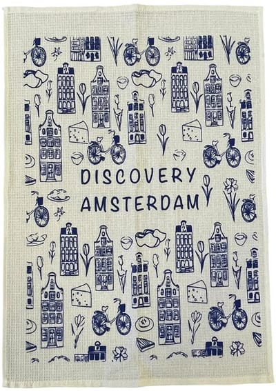 Theedoek Delfts blauw - 100% katoen - Katoenen keukendoeken - Theedoeken met Hollandse prints