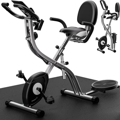 Sportana Hometrainer met hartslagsensoren - Fitnessensor - Compatibel Met App