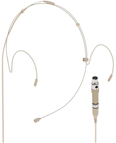 SubZero Headset Mic, Compatibel met AKG Draadloze Systemen, Beige