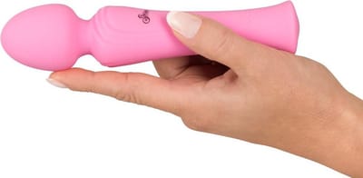 Sweet Smile – Oplaadbare Massager Wand met Veelzijdige Functies voor Onderweg – 16.7 cm – Roze