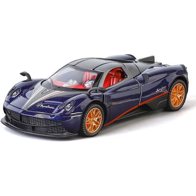 1:32 Pagani Huayra Bc Supercar Legering Metaal Diecast Model Auto Bibliotheek Statisch Geluid & Licht Ornamenten Verjaardagscadeau Voor Vriend