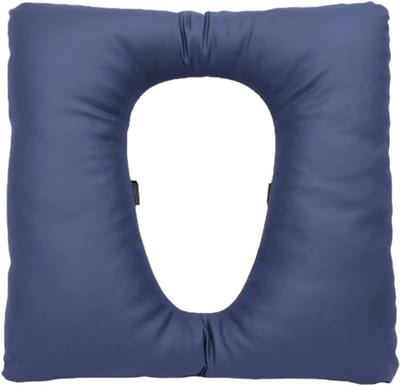 Toiletverhoger Leer - Verhoogde Zitting - Meer Comfort - Waterdicht & Antislip - 42 x 42 cm - Zwart
