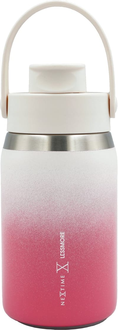 Thermische fles 355ml (12 oz)-95% gerecycled roestvrij staal - Cherry Blossom 'Canvas fles 12'