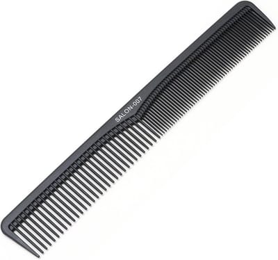 Antistatische haarkam voor mannen, schokbestendig en professioneel, geschikt voor alle haartypen en krullen, ideaal voor hairstyling en kappersgebruik