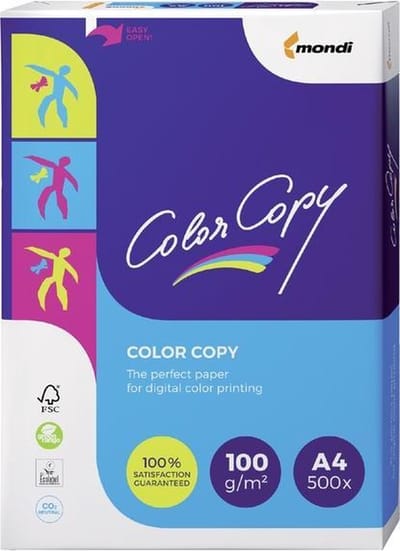 Laserpapier Color Copy A4 * 100gr wit * Doos 5 x 500vel