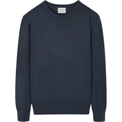 Ronde hals klassiek shirt met borduursel van een racket Silbon