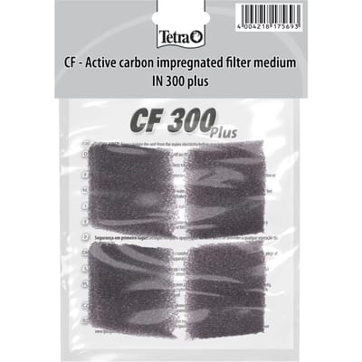 Actieve kool filter spons voor aquarium Tetra CF 300 Plus