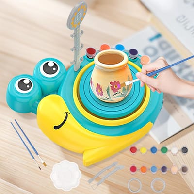 Leuke Slak Klei Machine Complete Set Keramiek Schilderen Kunstbenodigdheden Knutselsets Kinderen's Doe-het-zelf Serie Prachtige Speelgoed Cadeaus