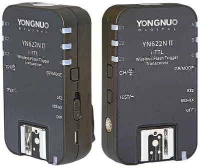 Dailygoods - i-TTL Radijo Sistuvas - Verbeterde Communicatiefuncties - Draagbaar en Lichtgewicht - Geschikt voor Nikon - Upgrade Versie YN-622N II - P...