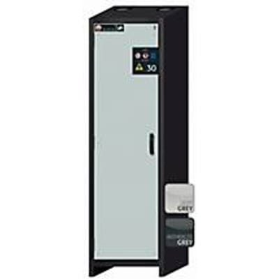 Veiligheidskast type 30 asecos Q-CLASSIC-30, scharnierende deur, links scharnierend, voorkant lichtgrijs, B 564 x D 620 x H 1947 mm