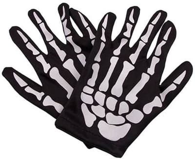 Folat - Handschoenen Skelet Kind - Halloween - Halloween accessoires - Halloween verkleden