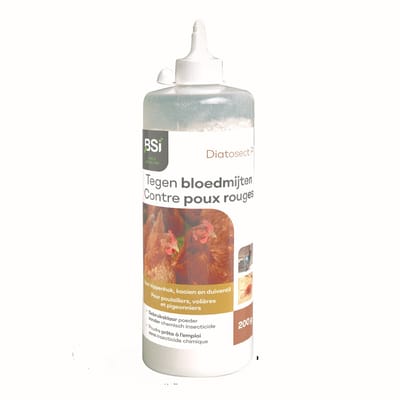 BSI - Diatosect P - Pluimvee - Strooipoeder tegen rode bloedluizen - 200 g