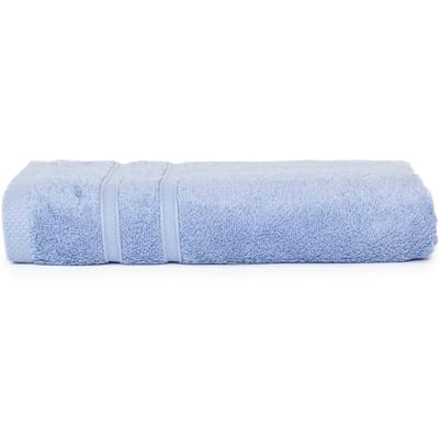 The One Towelling Bamboe Badlaken - 70 x 140 cm - Badhanddoek - Bamboe/Katoen - Hypoallergeen - Aqua Azure