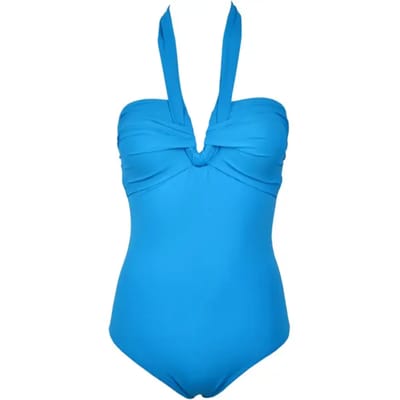 Eénpiece badpak met V-hals voor dames Red Point Sali