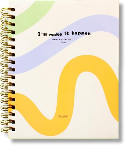 Productivity Noteboek - Ongedateerde Dagplanner - 3 Maanden - Esthetische Lay-out - Tweetalig (Engels/Spaans) - Checklist Organizer