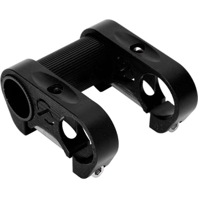 Opvouwbare Fiets Stuur 25.4MM Stuurpen Aluminiumlegering Hol SP8 Gemodificeerde Dubbele Stuurpen Zwart zwart