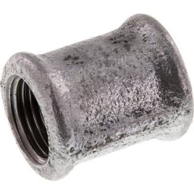 Rp 1/2'' Verzinkt Gietijzeren Ronde Sok 25 Bar [5 Stuks]