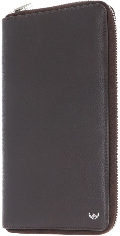 Golden Head Leren identiteitskaarthoesje Capri RFID Protect RV-Reise Brieftasche 4487 Dunkelbraun donkerbruin