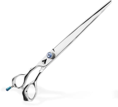 Achilles® Pro Linkshandige Hondenschaar 7.5 Inch – Rechte Trimschaar – JP440C RVS – 2 Jaar Garantie