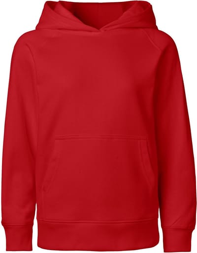 Neutral Kids´ Hoodie NE13101 - Red - 104/110
