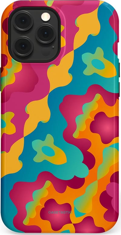 Casetastic Hoesje Geschikt voor Apple iPhone 12 Pro Max Magsafe - Stijlvolle Beschermende Duo-layer Case - Vlektastisch