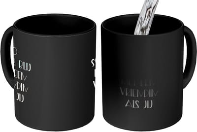 Magische Mok - Foto op Warmte Mokken - Koffiemok - Vriendschap - Vriendin - Quotes - Zo super blij met een vriendin als jij - Spreuken - Magic Mok - Beker - 350 ML - Theemok - Goedkope kadootjes - Mok met tekst