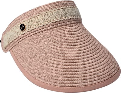 Juleeze Zonneklep one size Roze Papierstro