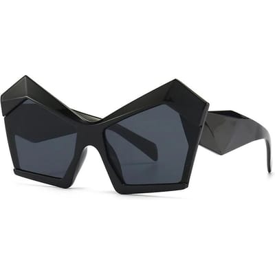 Oversized Kattenoog Zonnebril Dames Nieuwste Klassiek Groot Onregelmatig Vierkant Montuur Heren Zonnebrillen UV400 Bescherming Oogbescherming Oculos Gafas De Sol