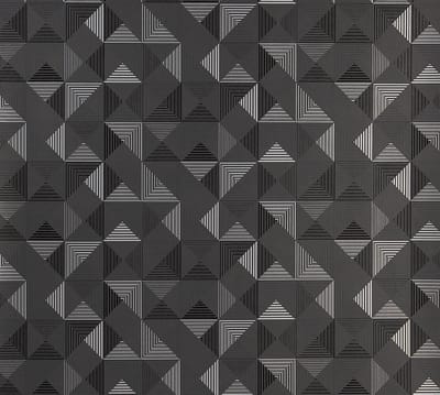 Dutch Wallcoverings Schuimvinyl square - zilver
