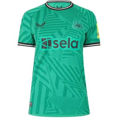 Castore Dames-uittenue Newcastle United FC seizoen 2023/2024 (Golfgroen/Kaviaar)