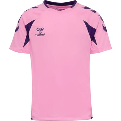 Hummel Core 2.0 Shirt Korte Mouw Kinderen - Roze / Paars | Maat: 116