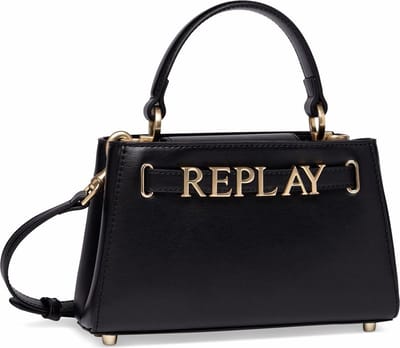 REPLAY Schoudertas Handtas Crossbody Bag Black Zwart
