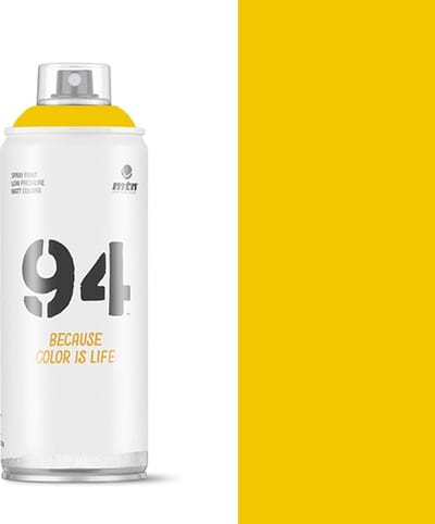 MTN94 Eldorado Gele spuitverf - 400ml lage druk en matte afwerking