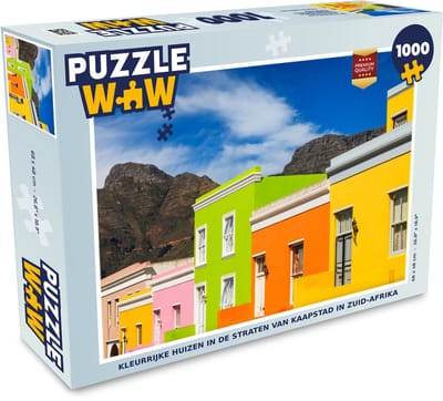Puzzel Zuid afrika - Kaapstad - Huis - Legpuzzel - Puzzel 1000 stukjes volwassenen