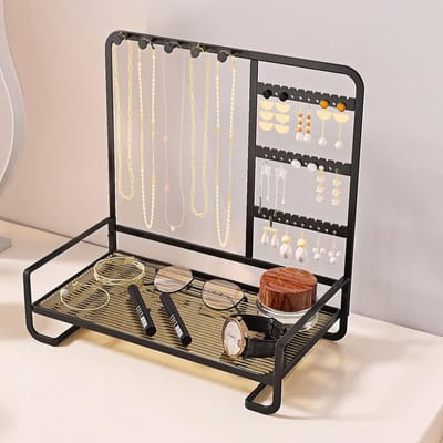 Multifunctionele Sieradentoren Met Lades En Standaards, Sieradenorganizer Voor Kettingen, Armbanden En Oorbellen, Draaiende Sieradenpresentatierek Als Decoratieve Opbergoplossing Voor Toilettafel Of Slaapkamer
