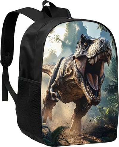 Dino Rugzak | Dinopatroon Rugtas | Dieren Rugzak | Rugzak Jongens | Mooie rugzakken met Dino | 15 - 20 liter | Kinder Rugzak | Schreeuw