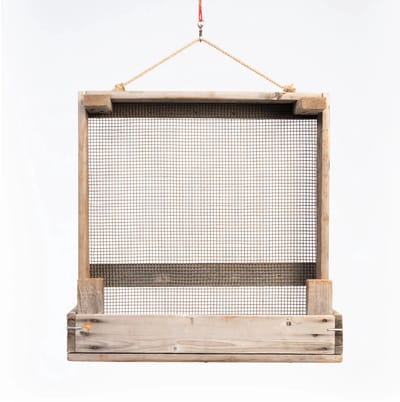 Die Stadtgärtner - Vintage Uienzeef - houten decoratie - smalle tuinplank 50 x 26,5 x 61 cm - rustiek en handgemaakt - inclusief bevestigingsmateriaal