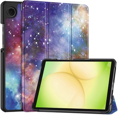 Hoes - Geschikt voor Samsung Galaxy Tab A11 - Dun & Stevig - Trifold Bookcase - Hard Cover - Hardcover Book Case - Tablet Hoesje - Galaxy