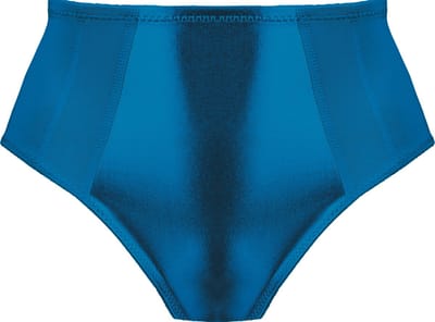 Naturana - Minimizer slip met glanzend patroon - 0163 - Mykonos Blue - 70 - 38