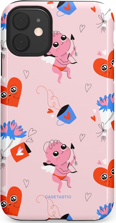 Casetastic Hoesje Geschikt voor Apple iPhone 11 - Stijlvolle Beschermende Duo-layer Case - Cupido's Keuze