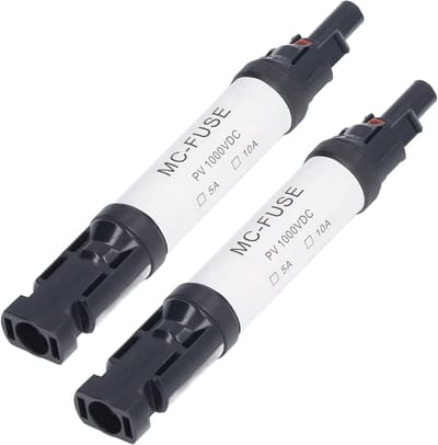 Zonne PV Connectoren - Paneel Kabel Connectoren - Zonnepaneel Installatie - IP68 Waterdicht - 1000V - Zwart