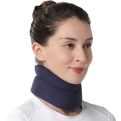 VELPEAU Nekbrace Zachte Cervicale Kraag voor Ruggengraatsdruk, Snoozen, Migraine en Pijnverlichting, Neksteun voor Vrouwen en Mannen XL