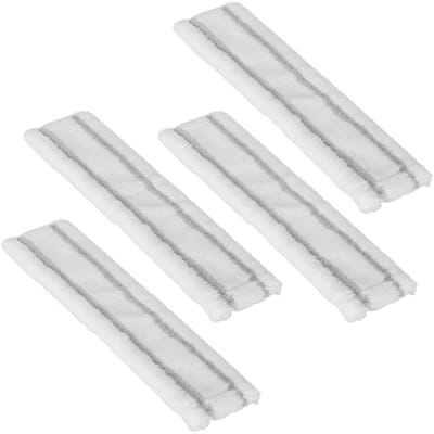 Dailygoods- Microvezeldoek - Pack van 4 - Herbruikbaar - Geschikt voor Kärcher - Optimale vuilverwijdering - 27,5 x 7 cm - Zacht en dik - Reinigingsdoek